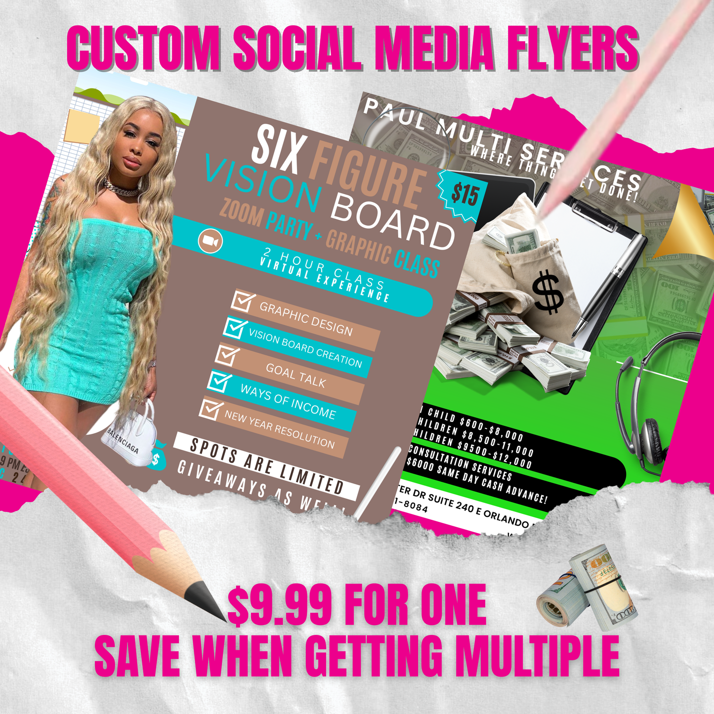 Custom Social Media Flyers