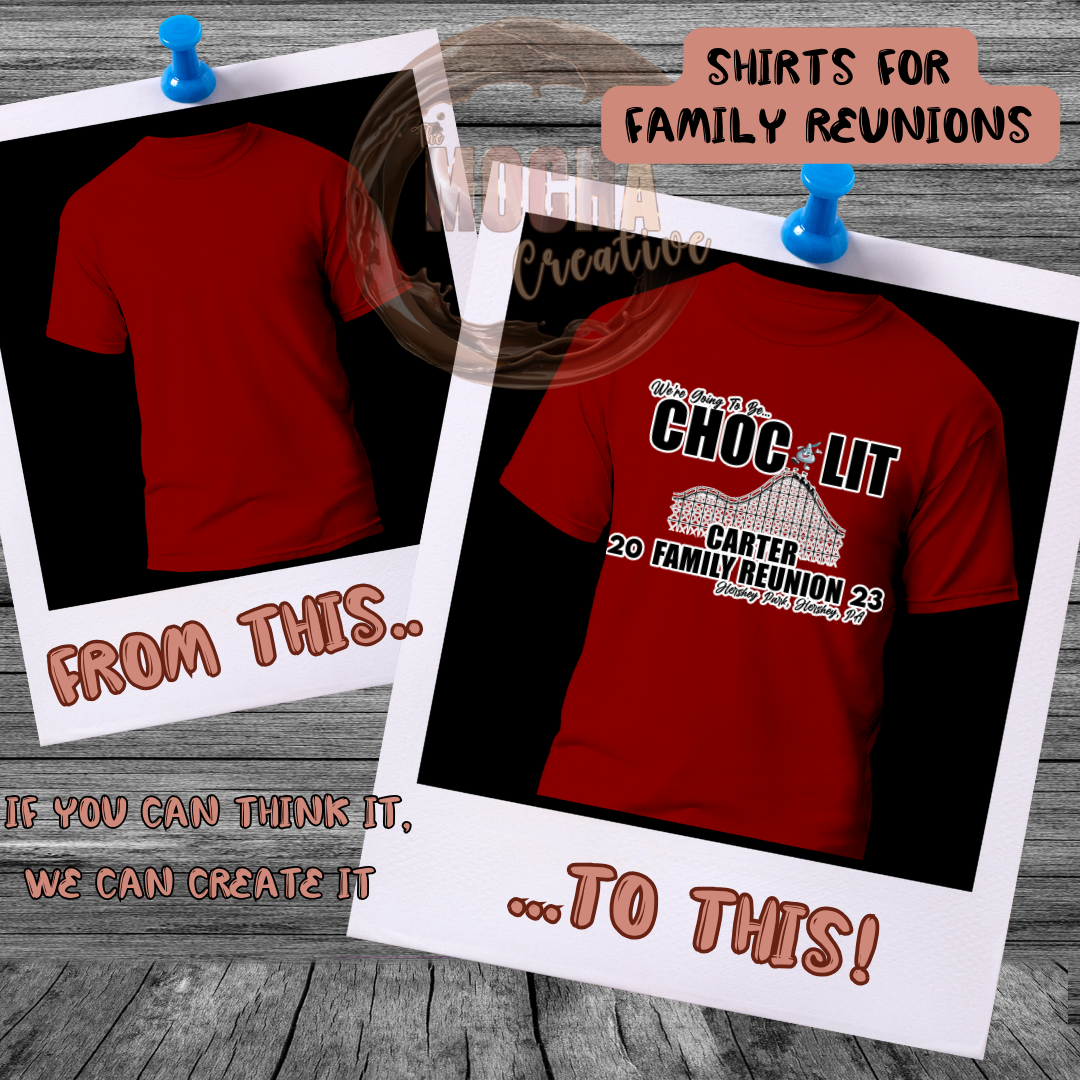 CUSTOM T-Shirts With Design Services