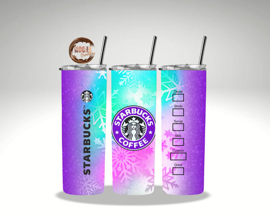 Snowflake Christmas Tumbler
