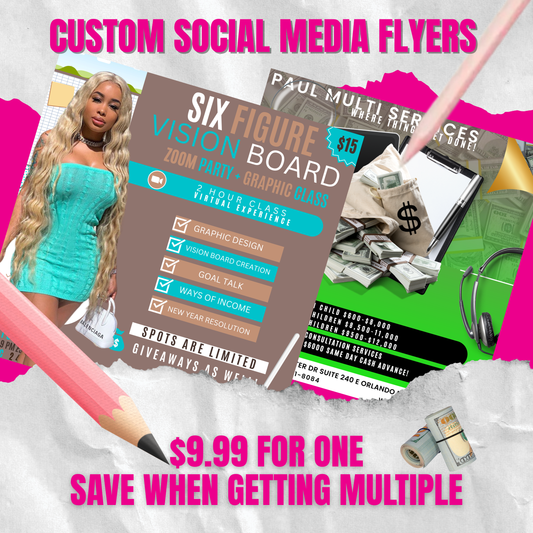 Custom Social Media Flyers