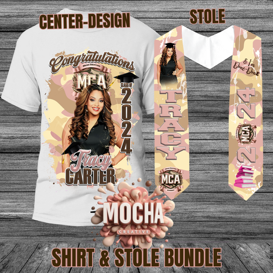 Graduation Shirt & Stole Bundle